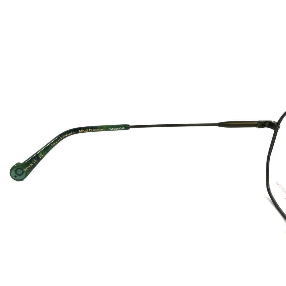 Etnia Barcelona Eyeglasses Frames ADYTON GR Green Aviator Wire Rim 55-16-140
